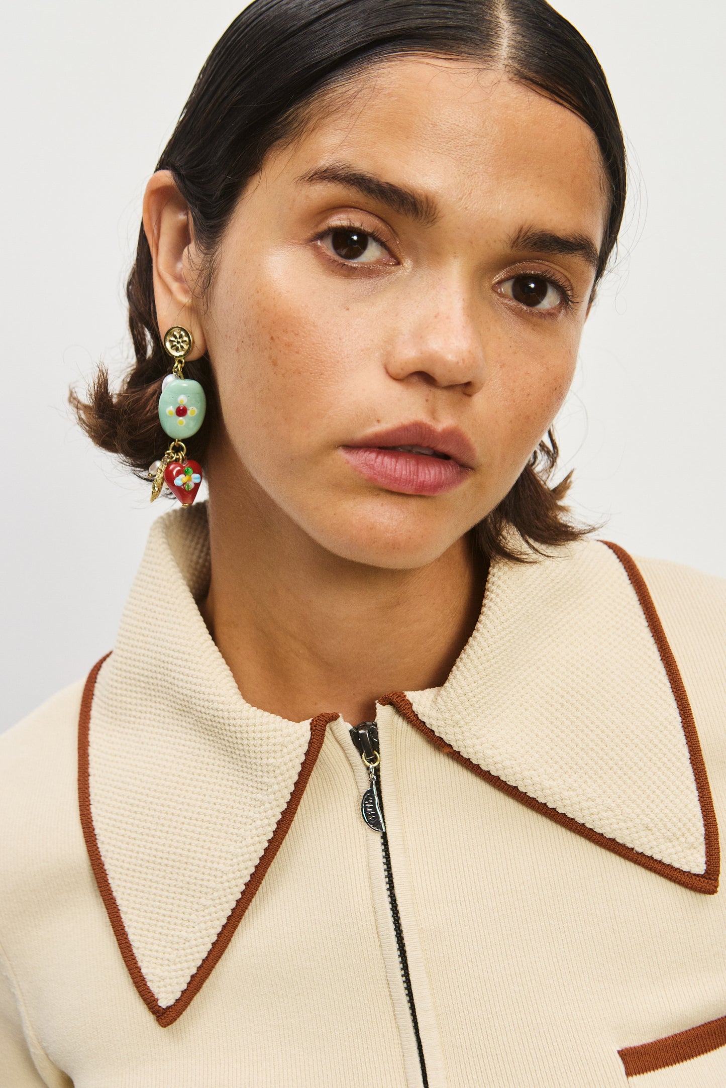 TESORI ROSSA BEADS & CHARMS EARRINGS (August Delivery)