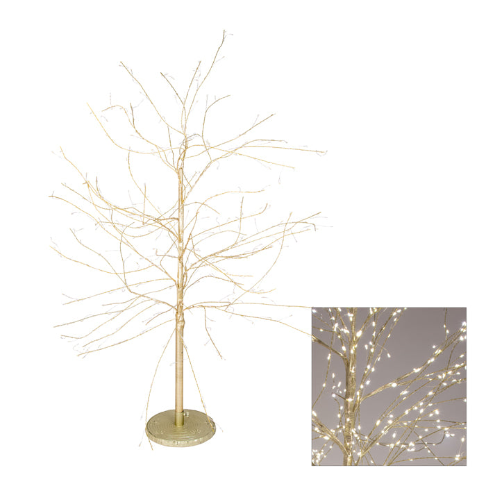 Christmas Decoration - Gold Stockholm LED Tree
