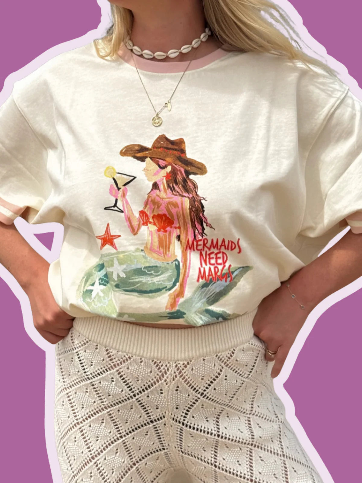 MM Mermaids Need Margs Tee