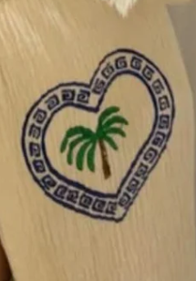 Palm Tree Throw (King Bed)