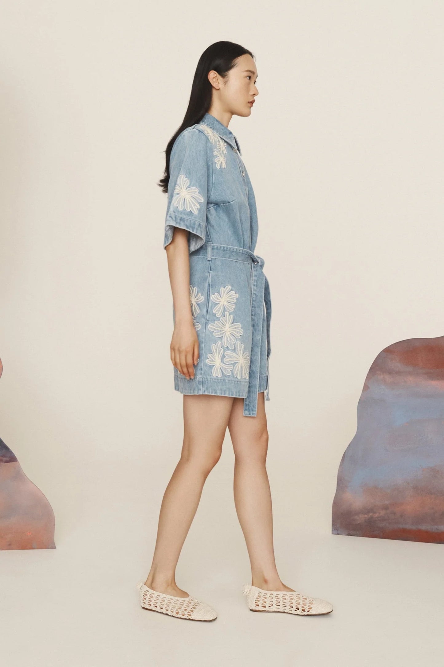 Charlene Denim Mini Dress
