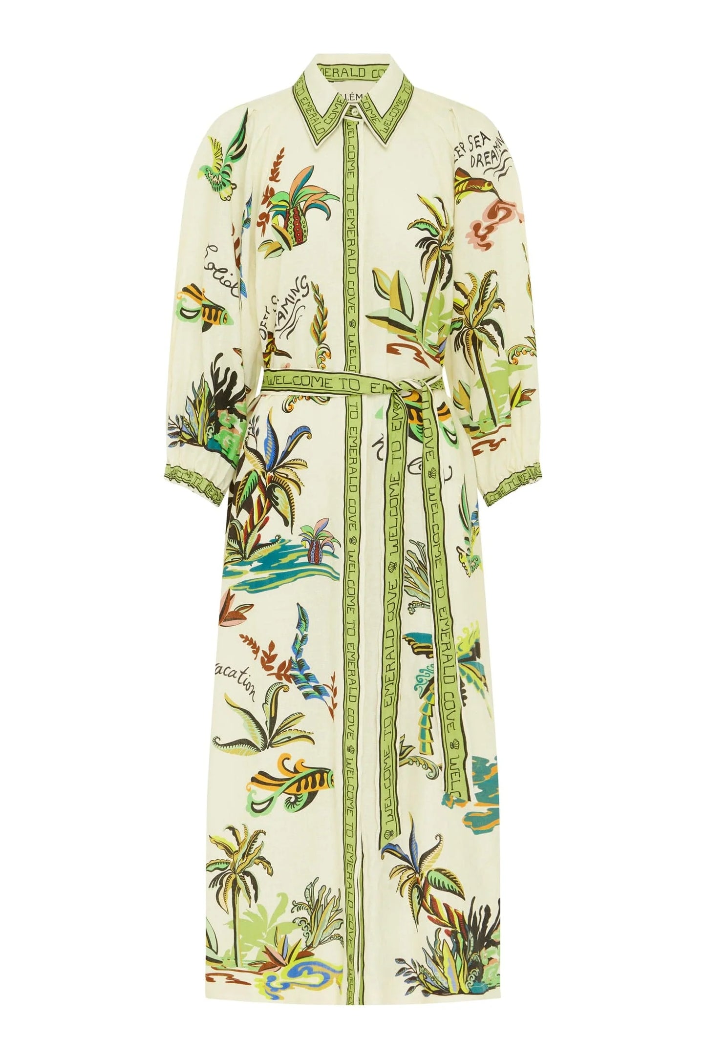 Day Dream Linen Shirt Dress