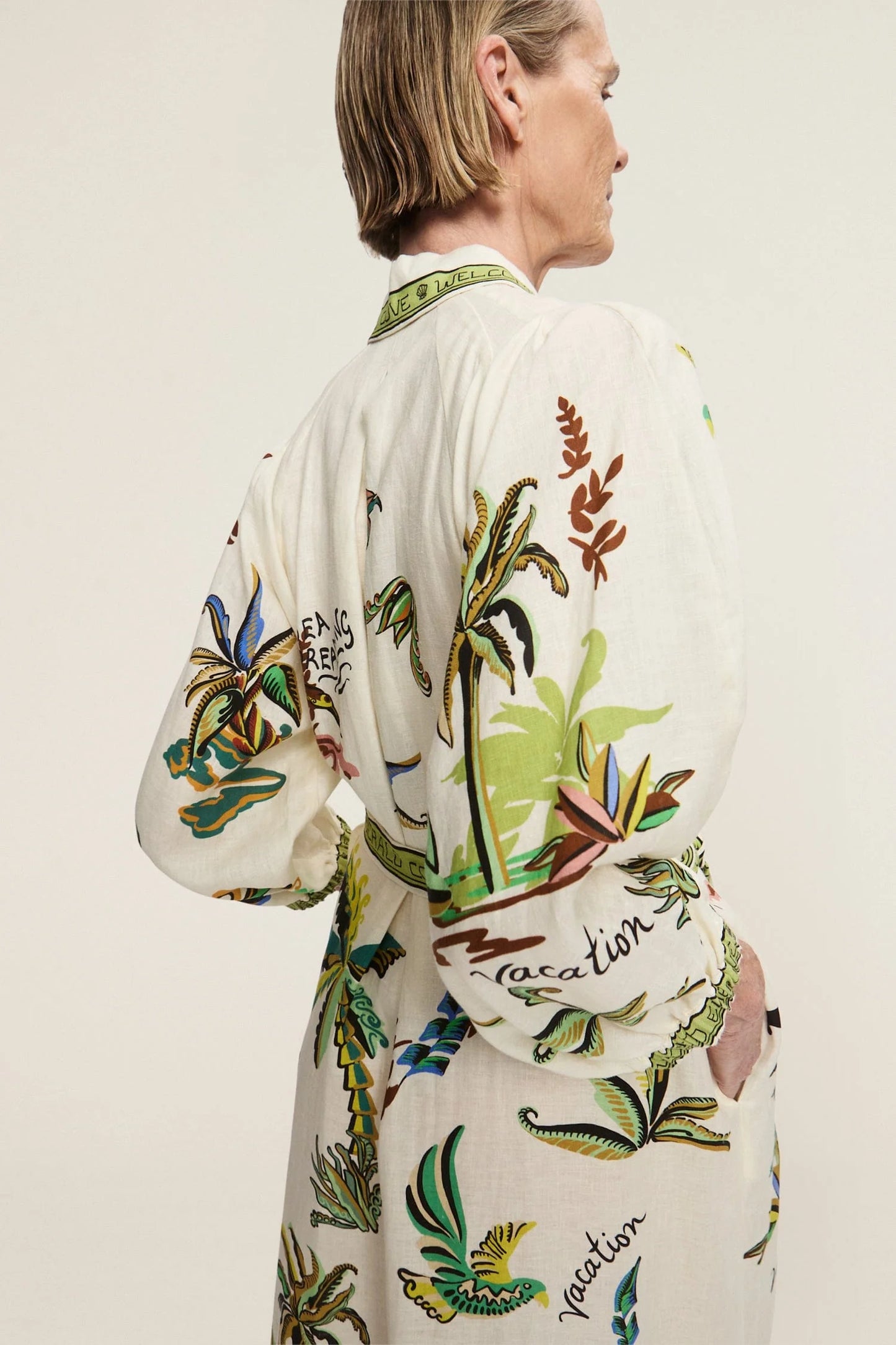 Day Dream Linen Shirt Dress
