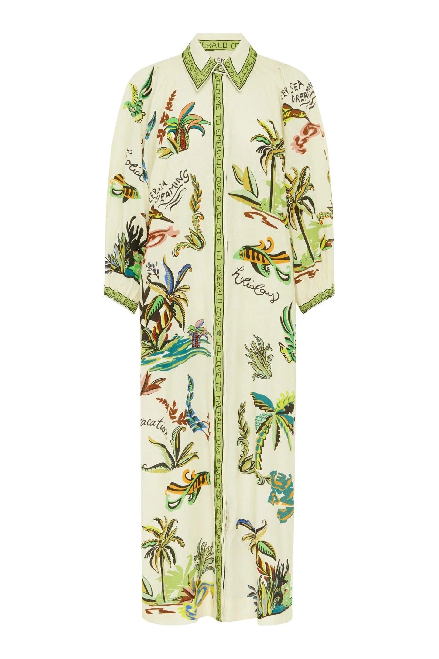 Day Dream Linen Shirt Dress