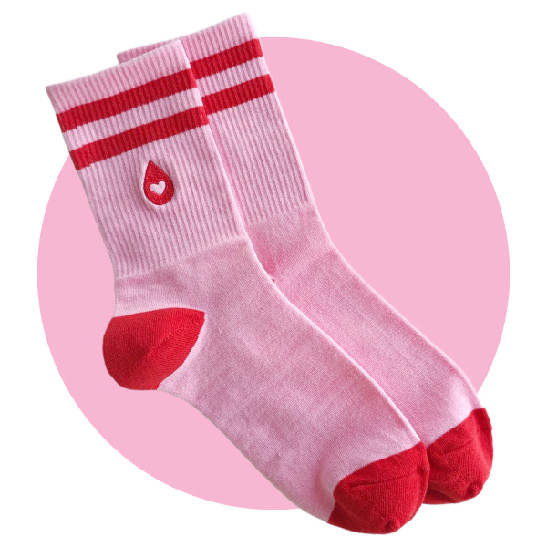 Bloody Good Socks - Share the Dignity Charity