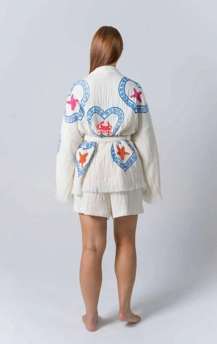 Cie Cie Short Set - Natural Sea Star/Crab