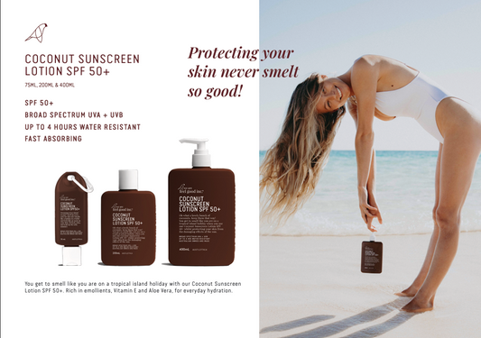 Coconut Sunscreen Lotion SPF50+