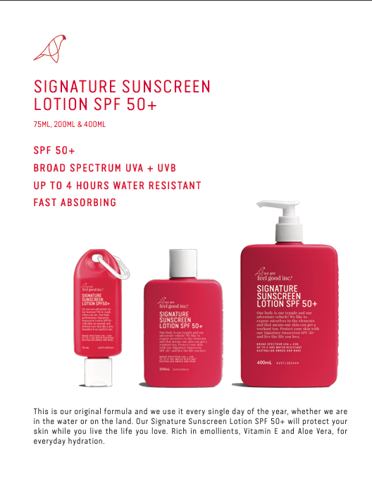 Signature Sunscreen Lotion SPF50+