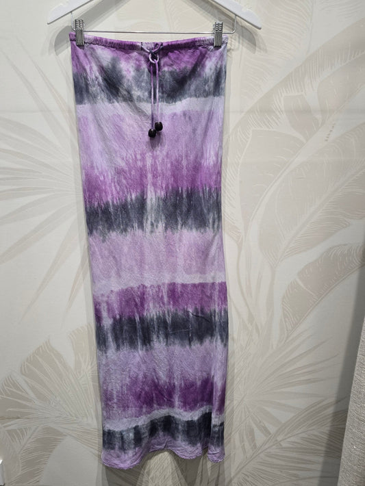 Purple Wave Chalm Skirt
