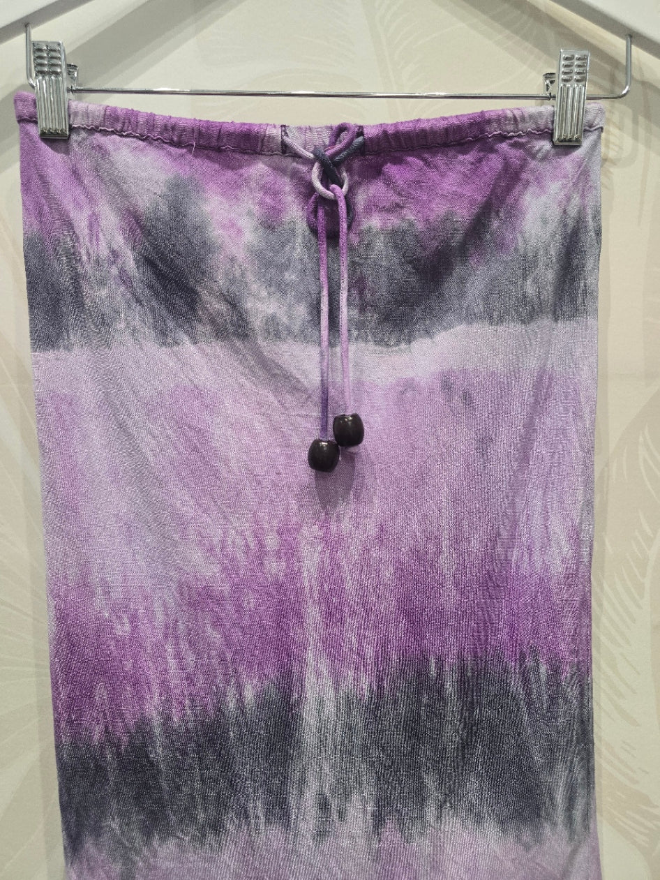 Purple Wave Chalm Skirt
