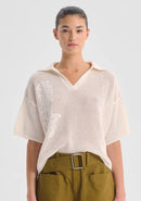 Chiara Knit Top White