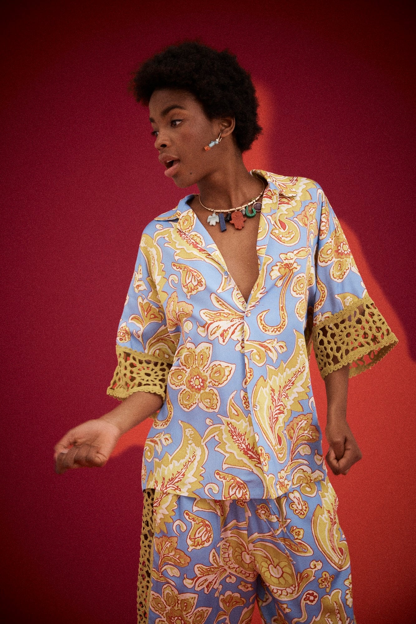 Blue Miller Liu Blouse
