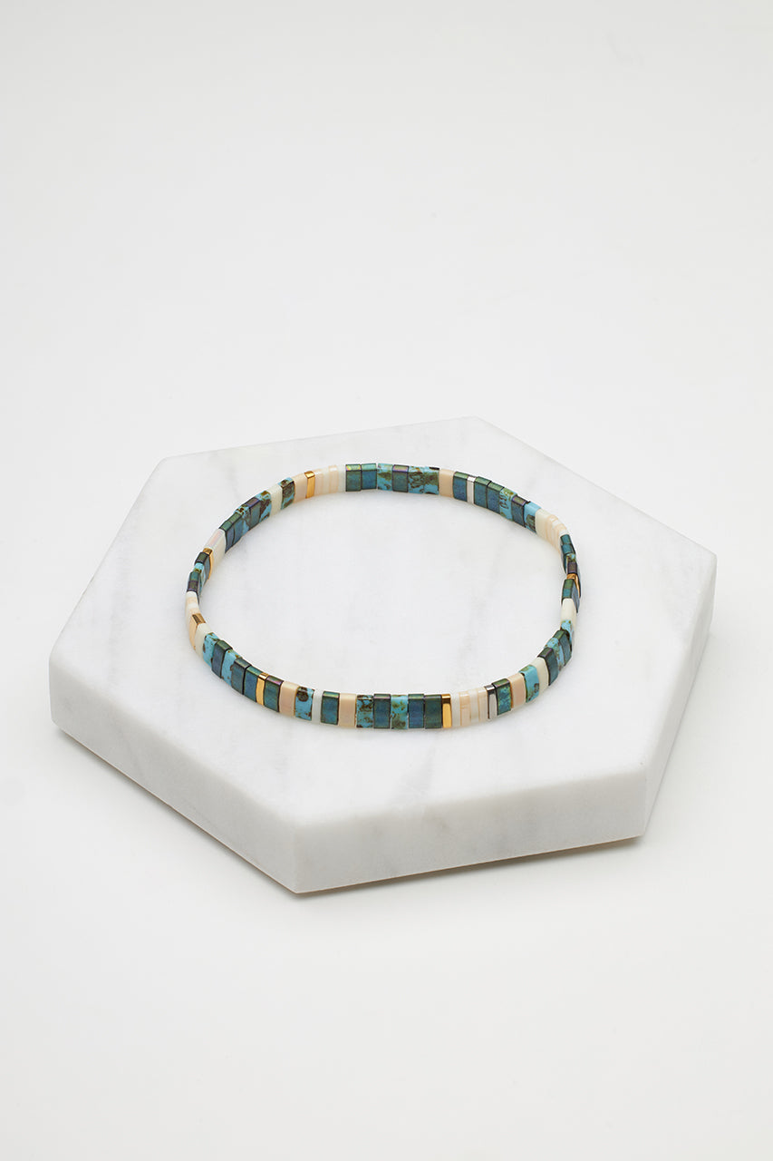 Tile Bracelet - Teal