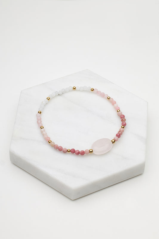 Pia Bracelet - Dusky Rose