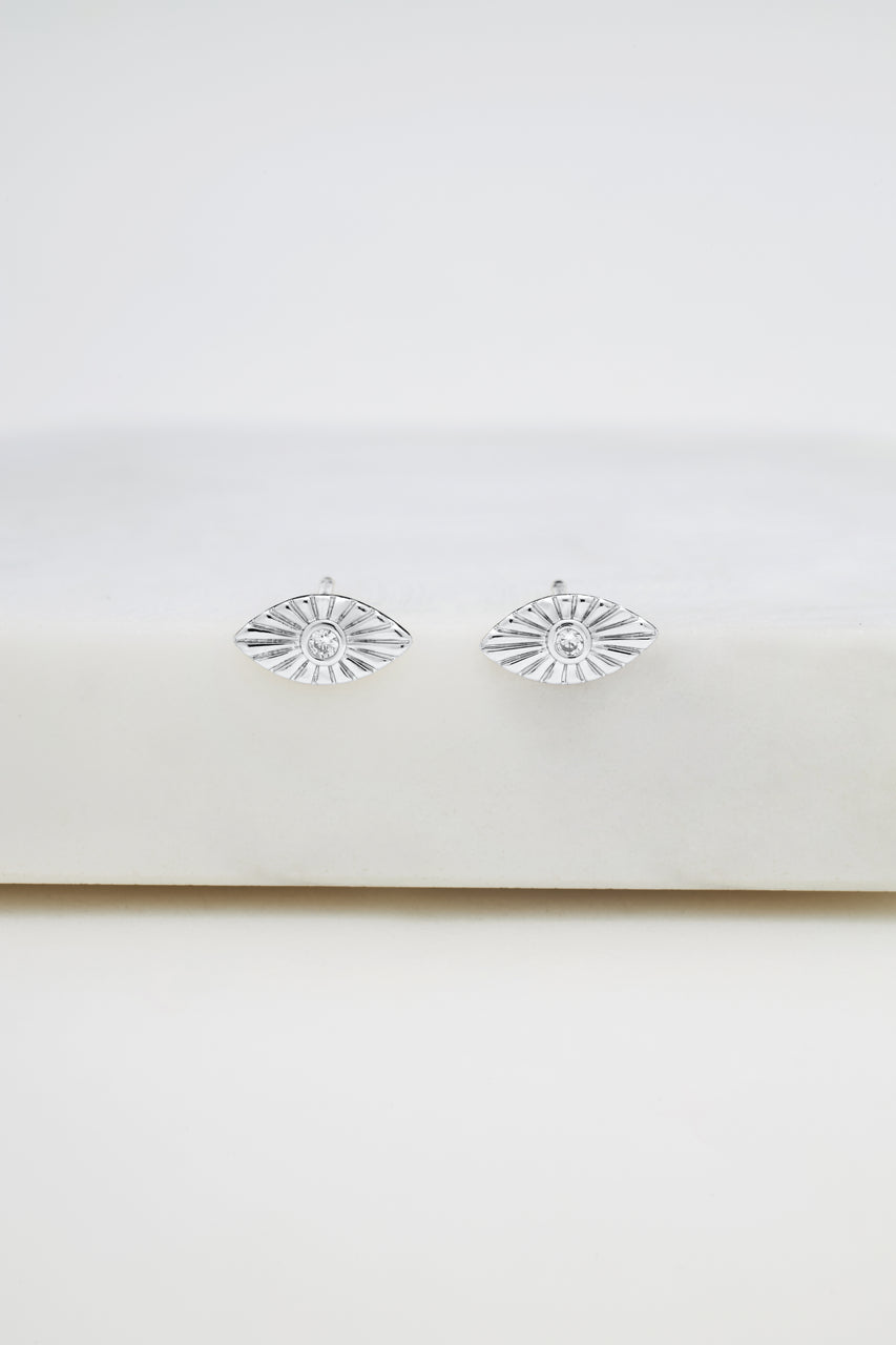 Evil Eye Stud (925 Sterling Silver)