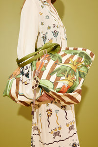 Toucan Tango Canvas Beach Tote