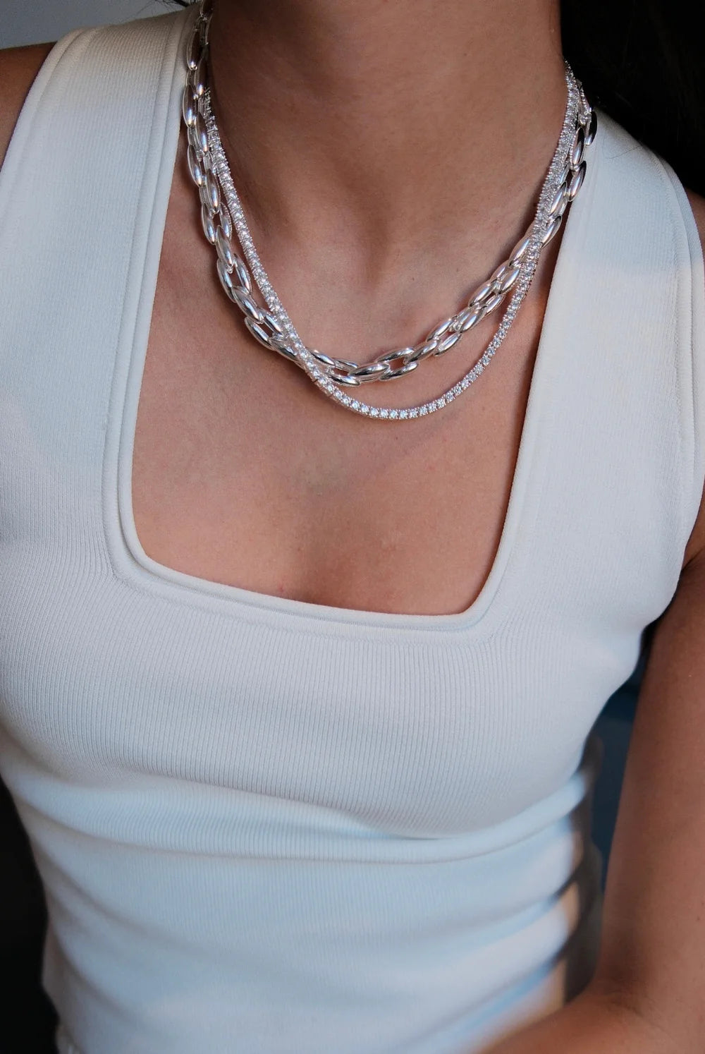 Dani Tennis Necklace