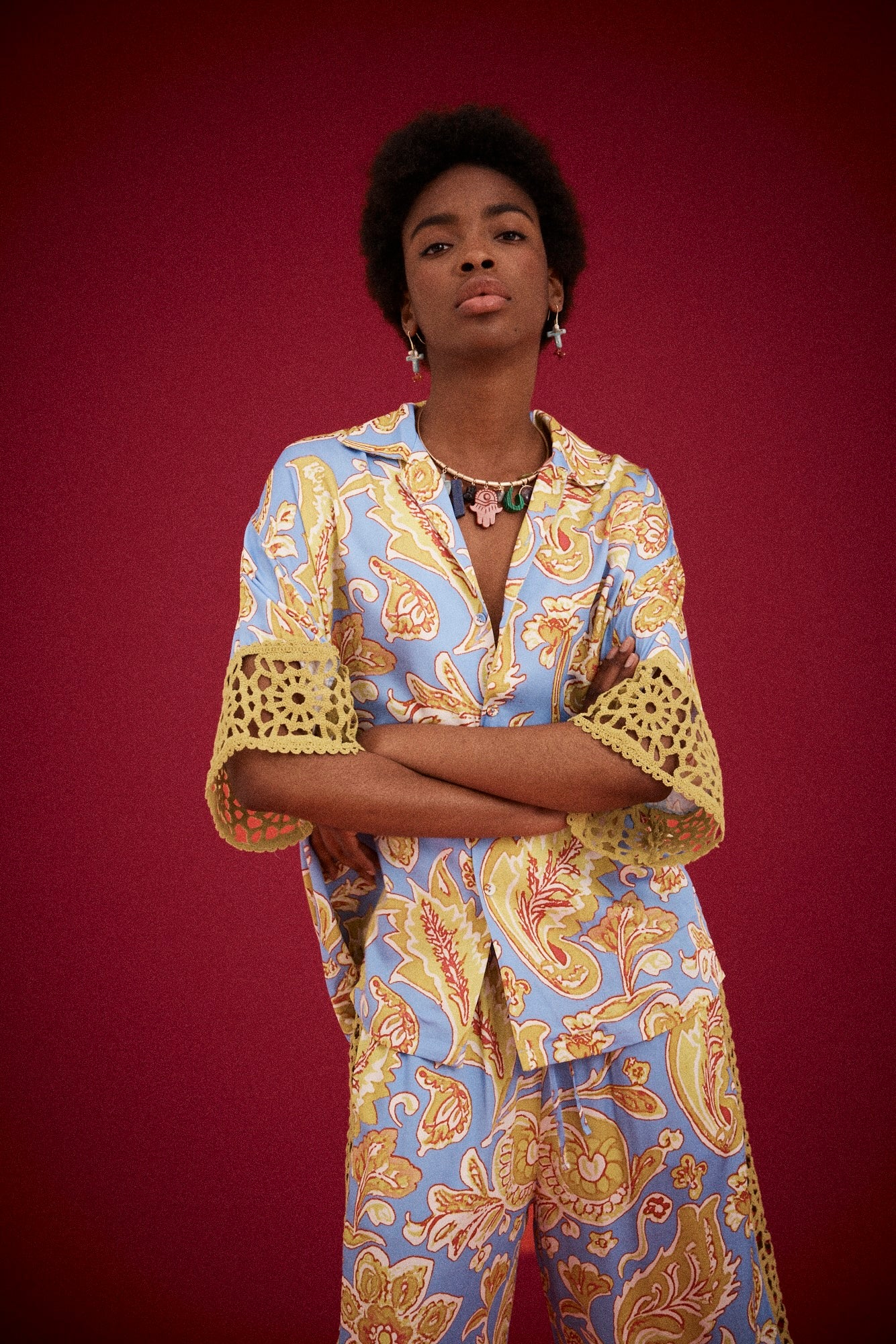 Blue Miller Liu Blouse