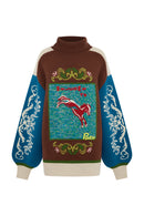 Lasso Patchwork Knit Sweater