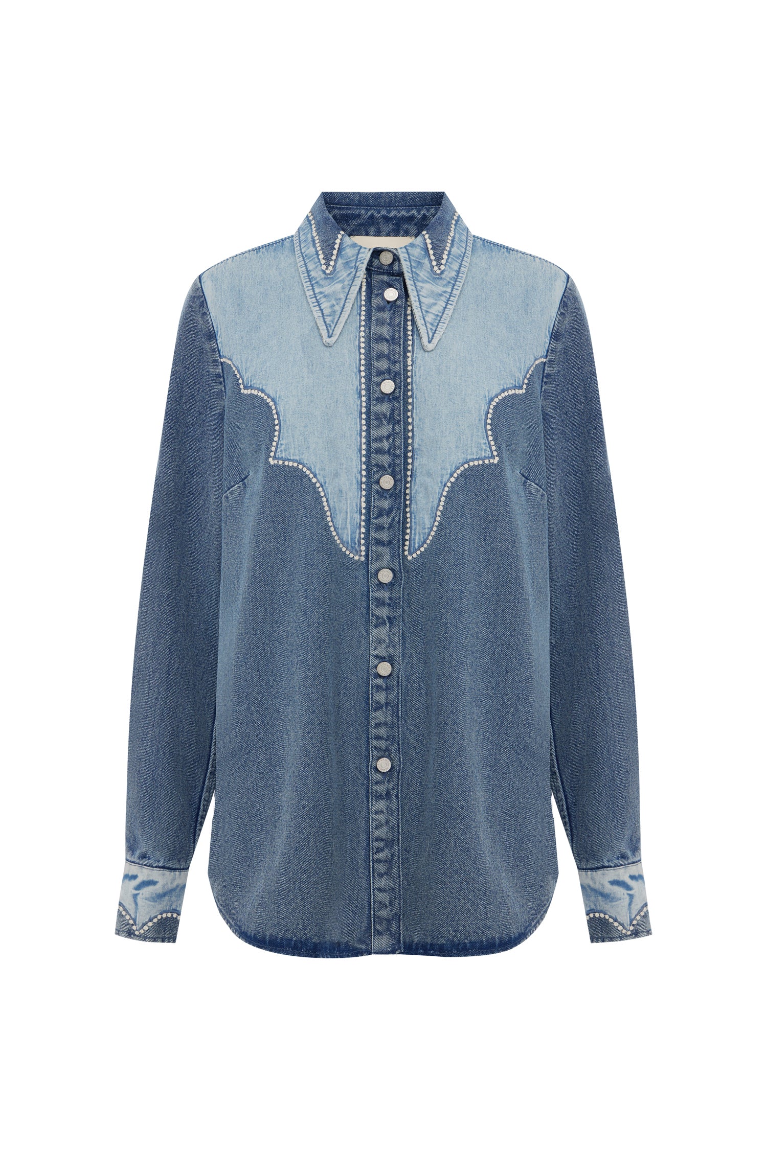Jesse Denim Applique Shirt