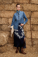 Jesse Denim Applique Shirt