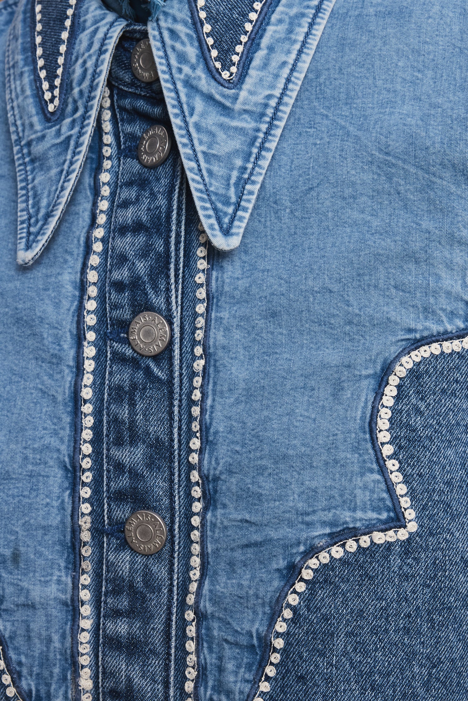 Jesse Denim Applique Shirt