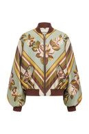 La Rosa Jacquard Bomber Jacket