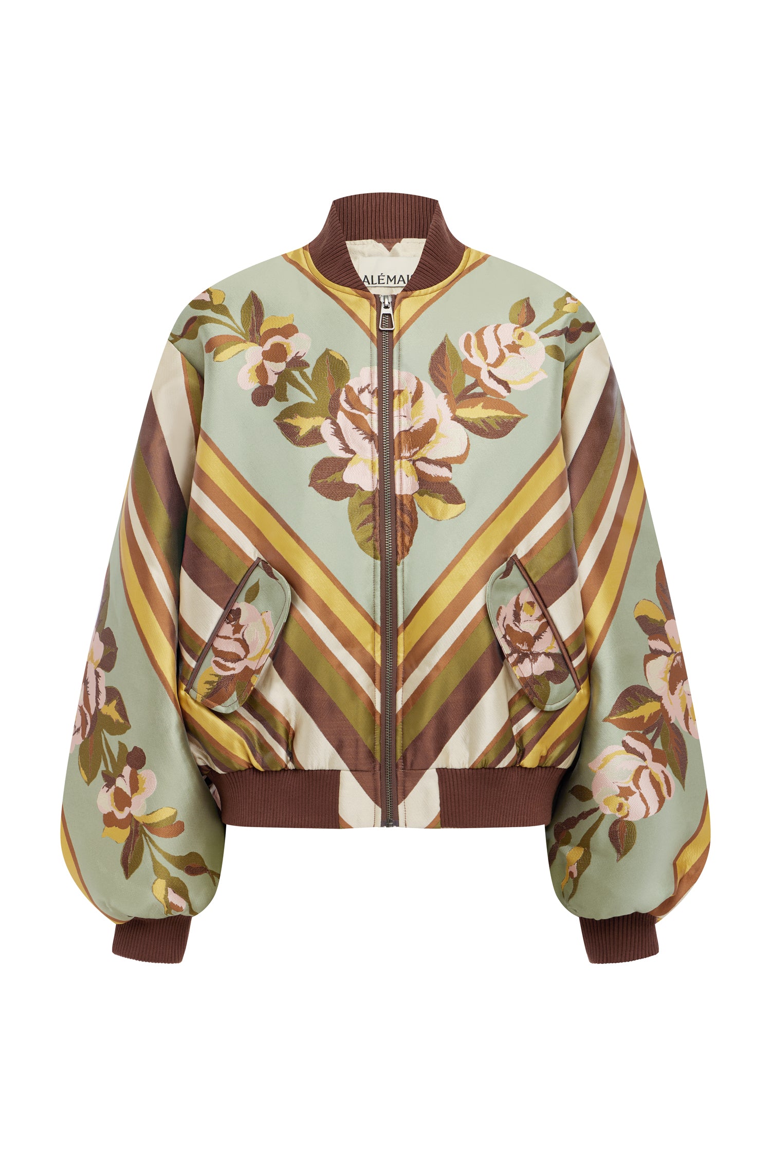 La Rosa Jacquard Bomber Jacket
