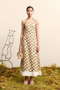Basilia Halter Midi Dress