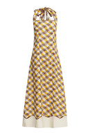 Basilia Halter Midi Dress