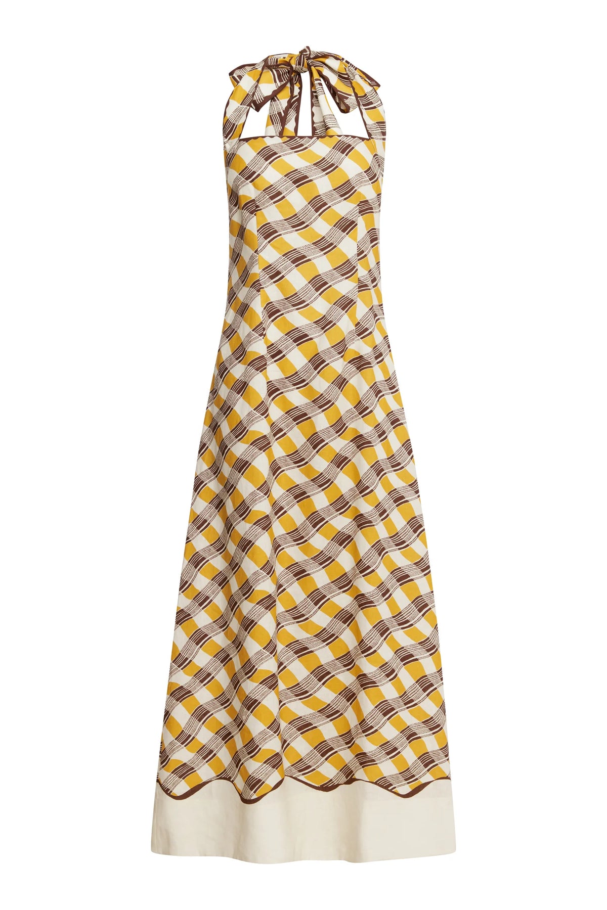 Basilia Halter Midi Dress