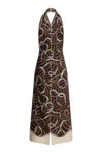 Sail Halter Midi Dress