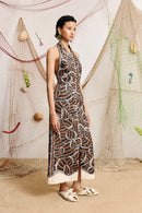 Sail Halter Midi Dress