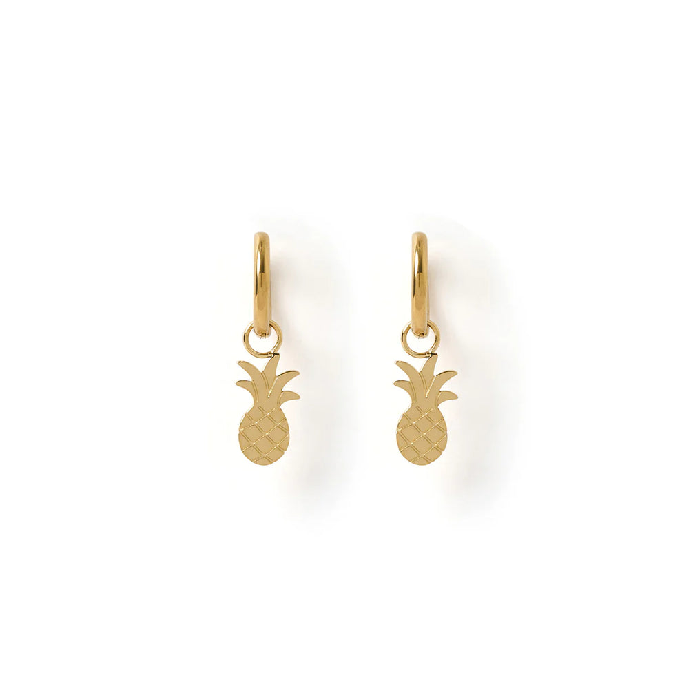 PINEAPPLE - ANANAS GOLD EARRINGS