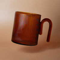Archer Ribbed Glass Cup