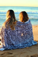 Oahu Beach & Picnic Towel - Midnight