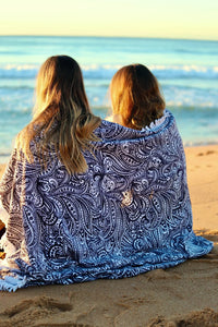 Oahu Beach & Picnic Towel - Midnight
