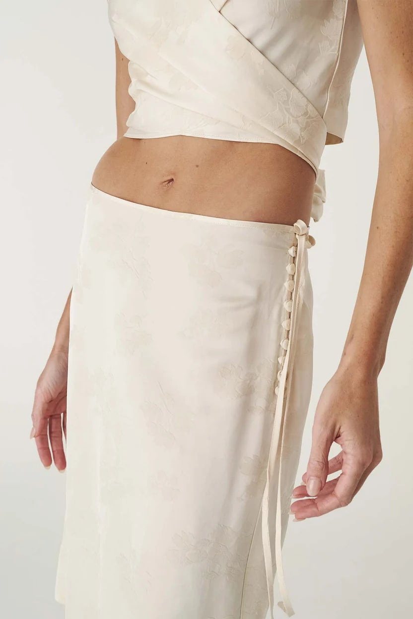 Carla Jacquard Midi Skirt