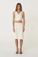 Carla Jacquard Midi Skirt