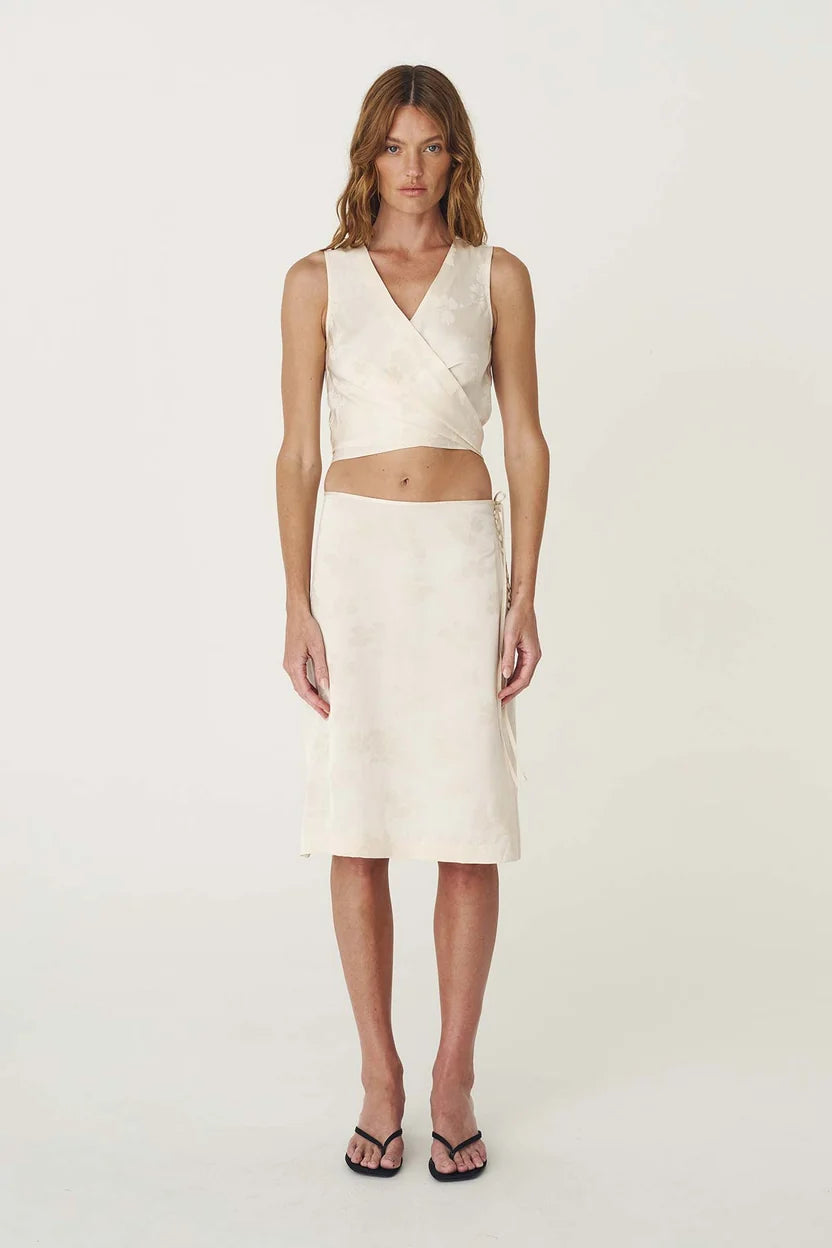 Carla Jacquard Midi Skirt