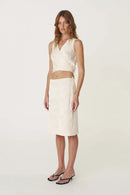 Carla Jacquard Midi Skirt