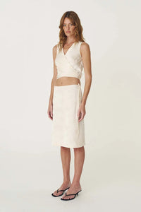 Carla Jacquard Midi Skirt