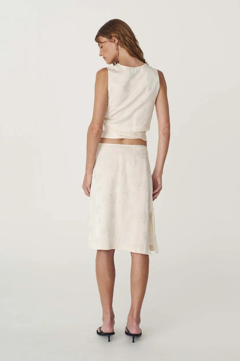 Carla Jacquard Midi Skirt