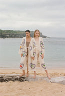 Cie Cie Natural Long Robe - Palm