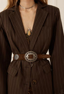 Clandestine Suede Belt