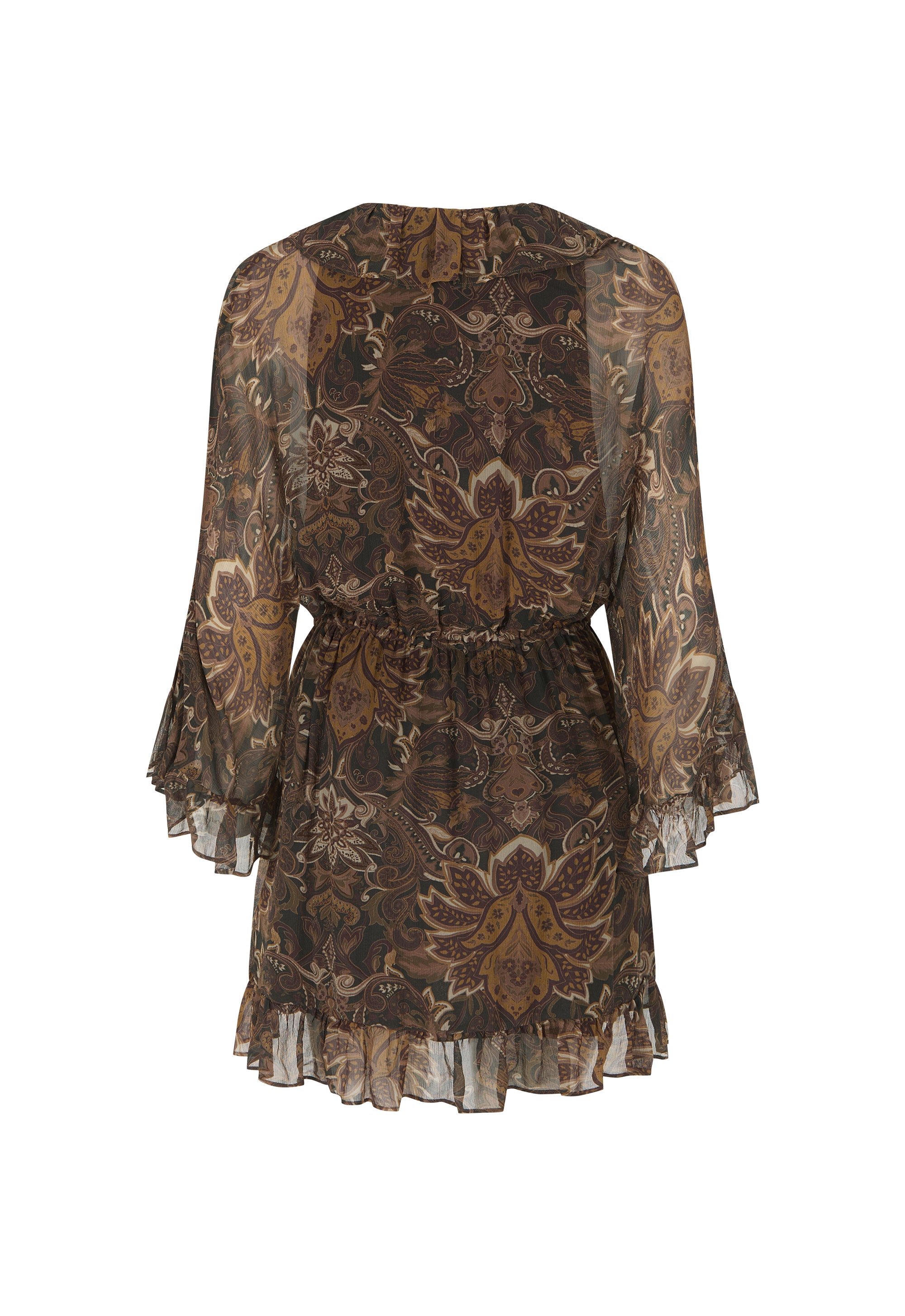 Damask Tunic Mini Dress
