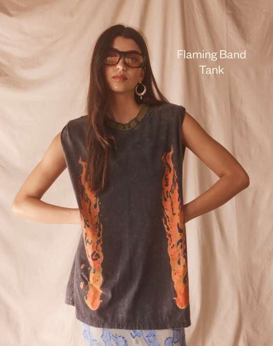 Flaming Band Tee