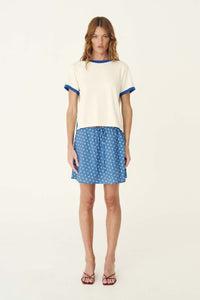 Frannie Silk Mini Skirt