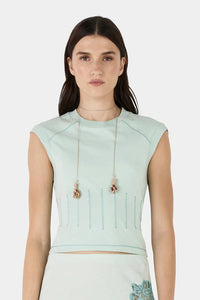 Gigi Topstitch Tee