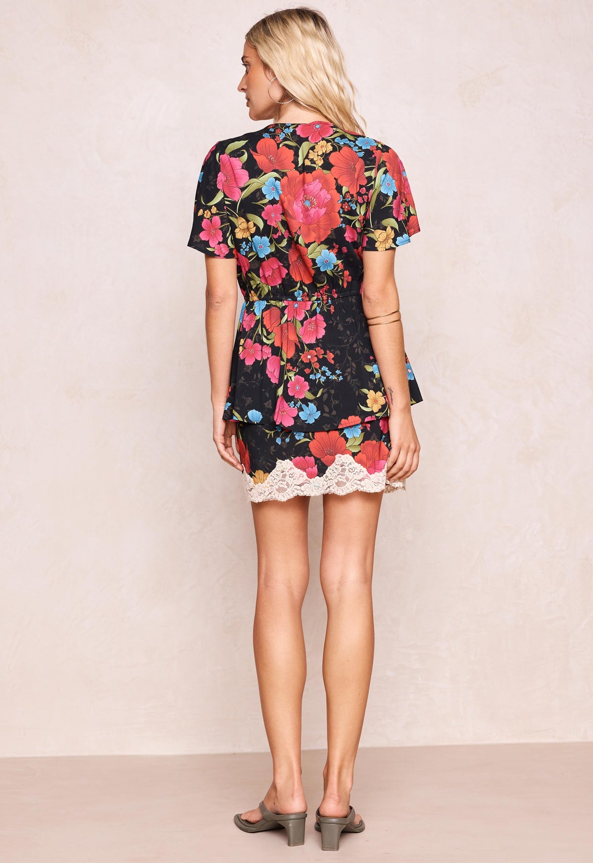 Isola Lace Mini Skirt